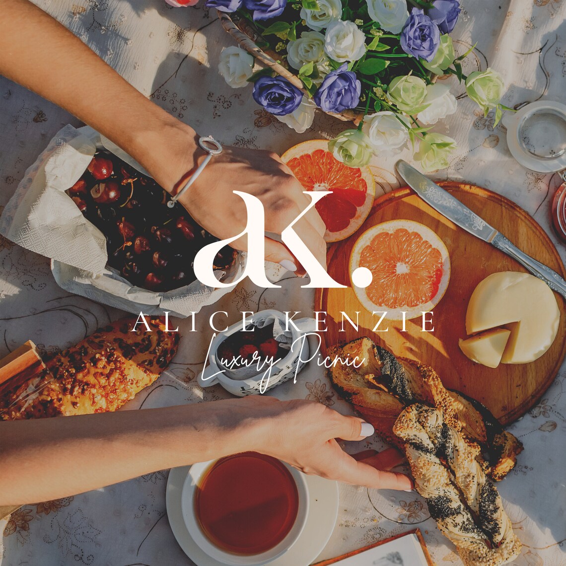 Luxury Picnic Business Logos Logo Canva Template for Premium Picnic Planning Company Picnic