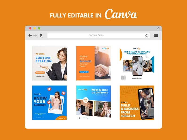 100 Social Media Posts for Digital Marketing Agencies | Canva Templates ...