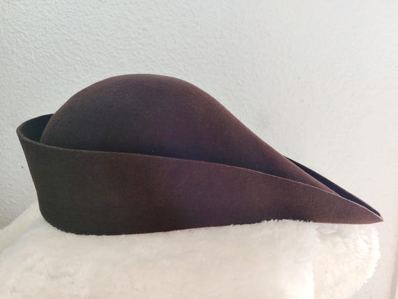 Medieval Felt Hat, Hat for Reenactors, Hat for Knights, Felt Hat