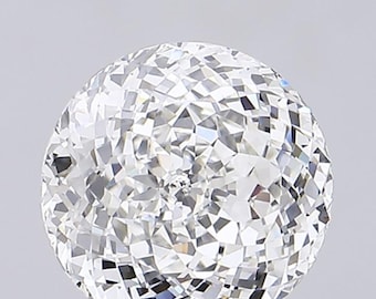 1.00Ct To 5.00Ct Round Portuguese Cut Diamond E/F Color VVS-VS Clarity Lab Grown Diamond Lab Created Loose Diamond Round CVD Diamond