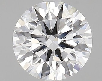 1.05 Carat Round Lab Grown Loose Diamond, IGI Certified E Color VS2 Clarity Loose Round Lab Grown Diamond