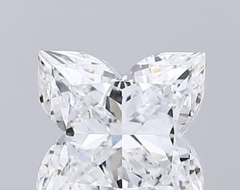 Im Labor gewachsener Diamant, blumenförmiger Diamant, 1 Karat Labor erstellter Diamant, individueller Verlobungsring oder Anhänger, Diamant für Frauen, Geschenk für sie
