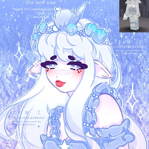 Custom Art Commission | Bust Portrait- Teen Art | Roblox + OC Drawings