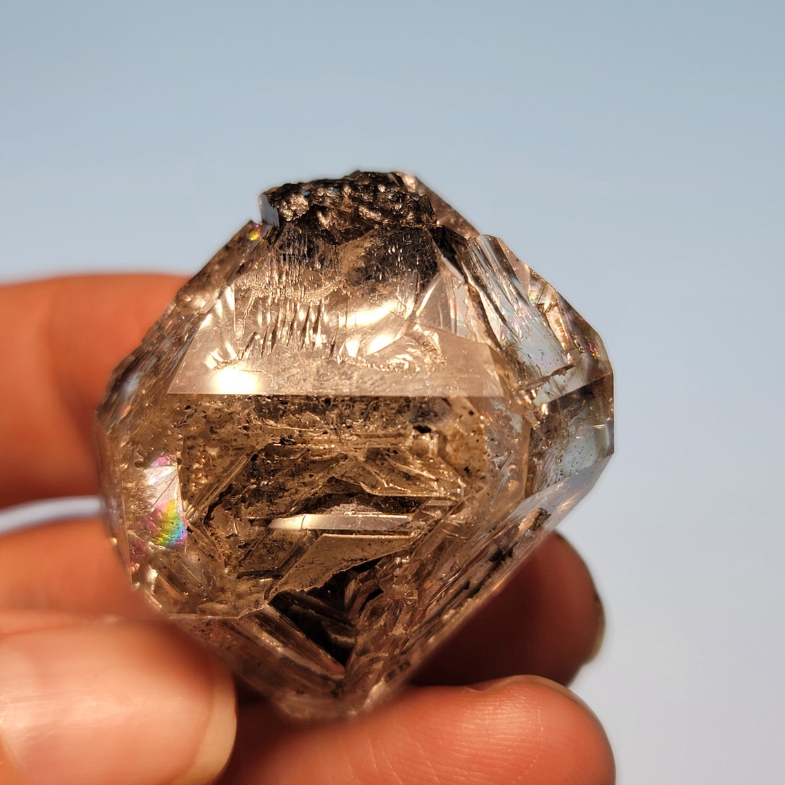 Herkimer Diamond Skeletal Scepter Head 522 Etsy