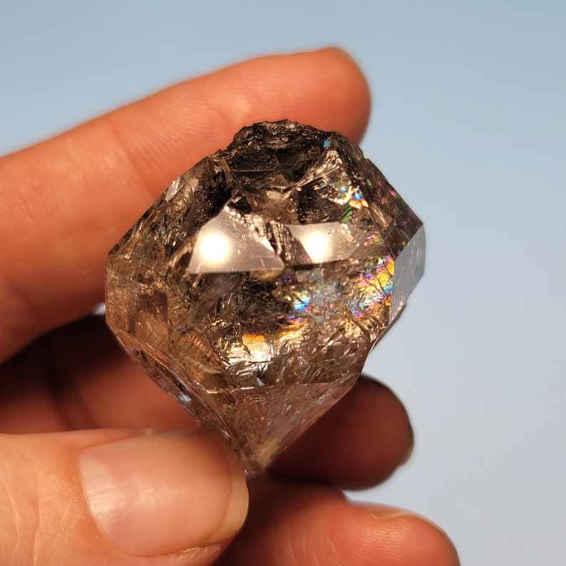 Herkimer Diamond Skeletal Scepter Head 522 Etsy