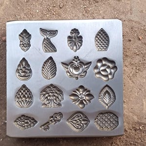 12mm impression die|Multiple shot vintage | Short Plate | Impression Dies | Customized | Jewelry die | Charm Die | Jewelry making tool
