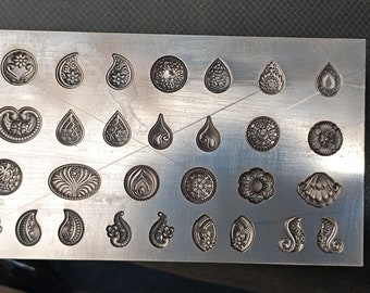 33 Short Plate impression die&gt;impression die&gt;silver impression die&gt;6 design impression die&gt;gold impression die