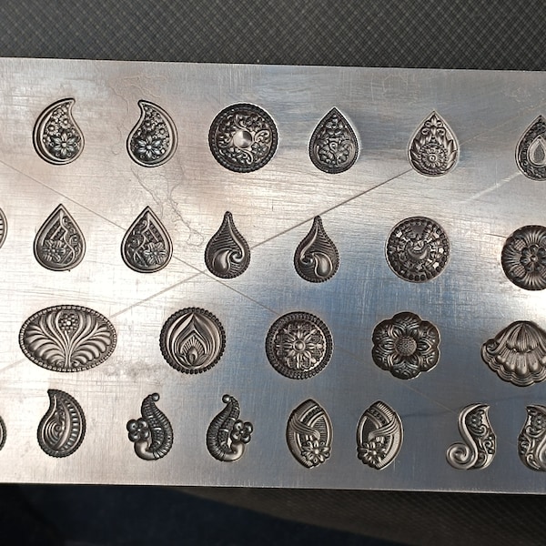 33 Troquel de impresión de placa corta>Troquel de impresión>Troquel de impresión de plata>Troquel de impresión de 6 diseños>Troquel de impresión de oro