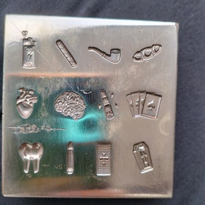 10mm impression die|Multiple shot vintage | Short Plate | Impression Dies | Customized | Jewelry die | Charm Die | Jewelry making tool
