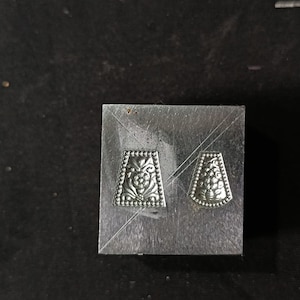 Embossing Die | Custom Impression die | Jewelry die | Charm Die | Jewelry tools | | Silversmithing tools | concho die |
