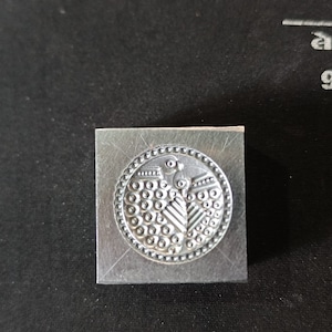 pecock die|Embossing Die | Custom Impression die | Jewelry die | Charm Die | Jewelry tools | Metal Dies | Silversmithing tools |