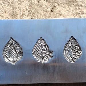 4 Multiple shot vintage | Shot Plate | Impression Dies | Customized | Jewelry die | Charm Die | Jewelry making tool| Metal Die| Silversmith