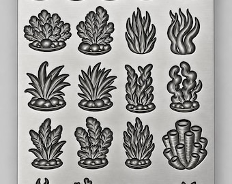 15mm Leaf Shot Plate | Tool Steel Stamping Die for Jewelry Making | Stamping Blank | Jewelry making tool| Metal Die| Silversmith
