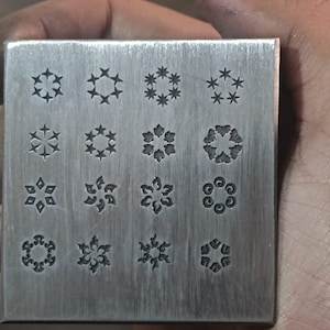 8mm impression die|Multiple shot vintage | Short Plate | Impression Dies | Customized | Jewelry die | Charm Die | Jewelry making tool