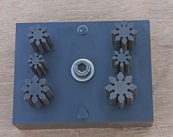 Flower Disc cutter |Disc Cutter | Jewelry Die | Metal Cutting Die | Flower Stamping Blanks | Floral Die | Pendant | Silversmith | Goldsmith