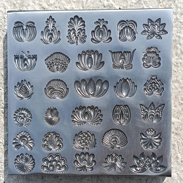 14mm Shot Plate | Multiple shot vintage | Short Plate | Impression Dies | Customized | Jewelry die | Charm Die | Jewelry making tool