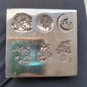 16mm impression die|Multiple shot vintage | Short Plate | Impression Dies | Customized | Jewelry die | Charm Die | Jewelry making tool