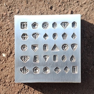 6mm impression die|Multiple shot vintage | Short Plate | Impression Dies | Customized | Jewelry die | Charm Die | Jewelry making tool