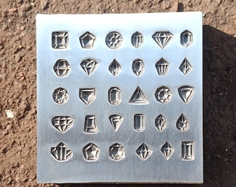 6mm impression die|Multiple shot vintage | Short Plate | Impression Dies | Customized | Jewelry die | Charm Die | Jewelry making tool