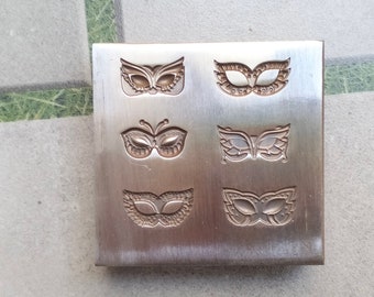 10mm Steel Jewelry Impression Die | Masquerade Mask Designs
