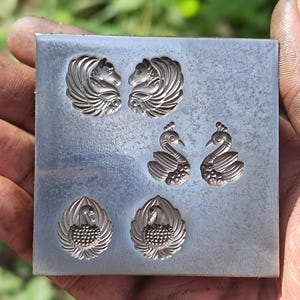 Impression Dies | Customized Impression die | Jewelry die | Charm Die | Jewelry tools | Metal Dies | Silversmithing tools | Forming tools