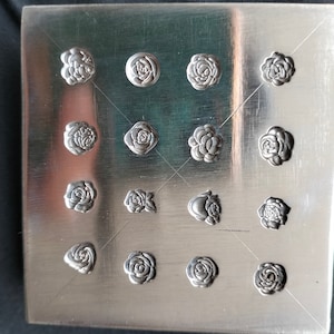 6mm impression die|Multiple shot vintage | Short Plate | Impression Dies | Customized | Jewelry die | Charm Die