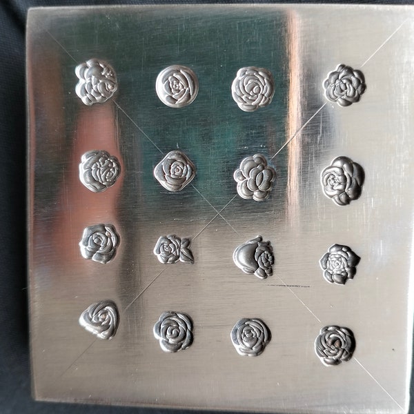 Troquel de impresión de 6 mm/Multidisparo vintage/Placa corta/Troqueles de impresión/Personalizados/Troquel de joyería/Troquel de dijes