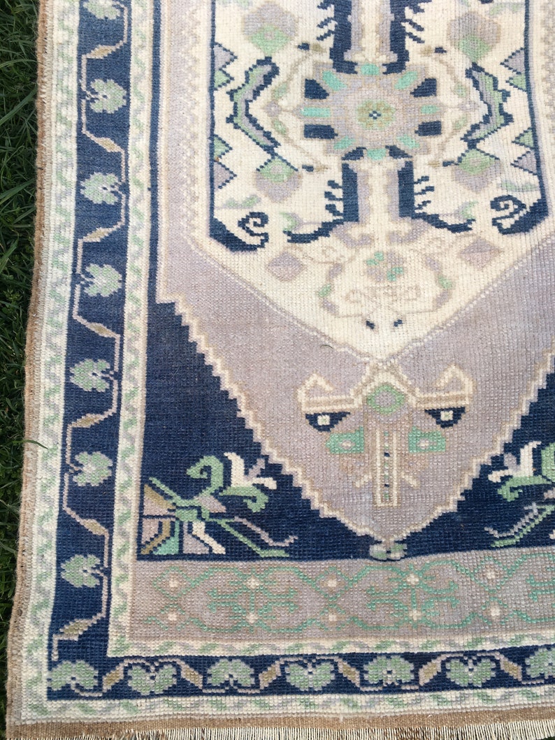 2x3 Small Area Rug Kitchen Rug Bathroom Rug Teresa VD1220 Etsy