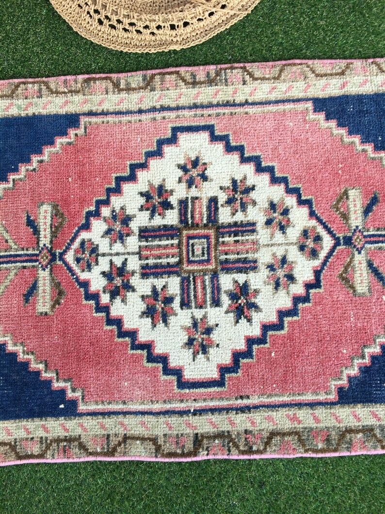 Small Rug Turkish Bathroom Rug 1.7x3.3 Ft. Khavu AD-1098 - Etsy