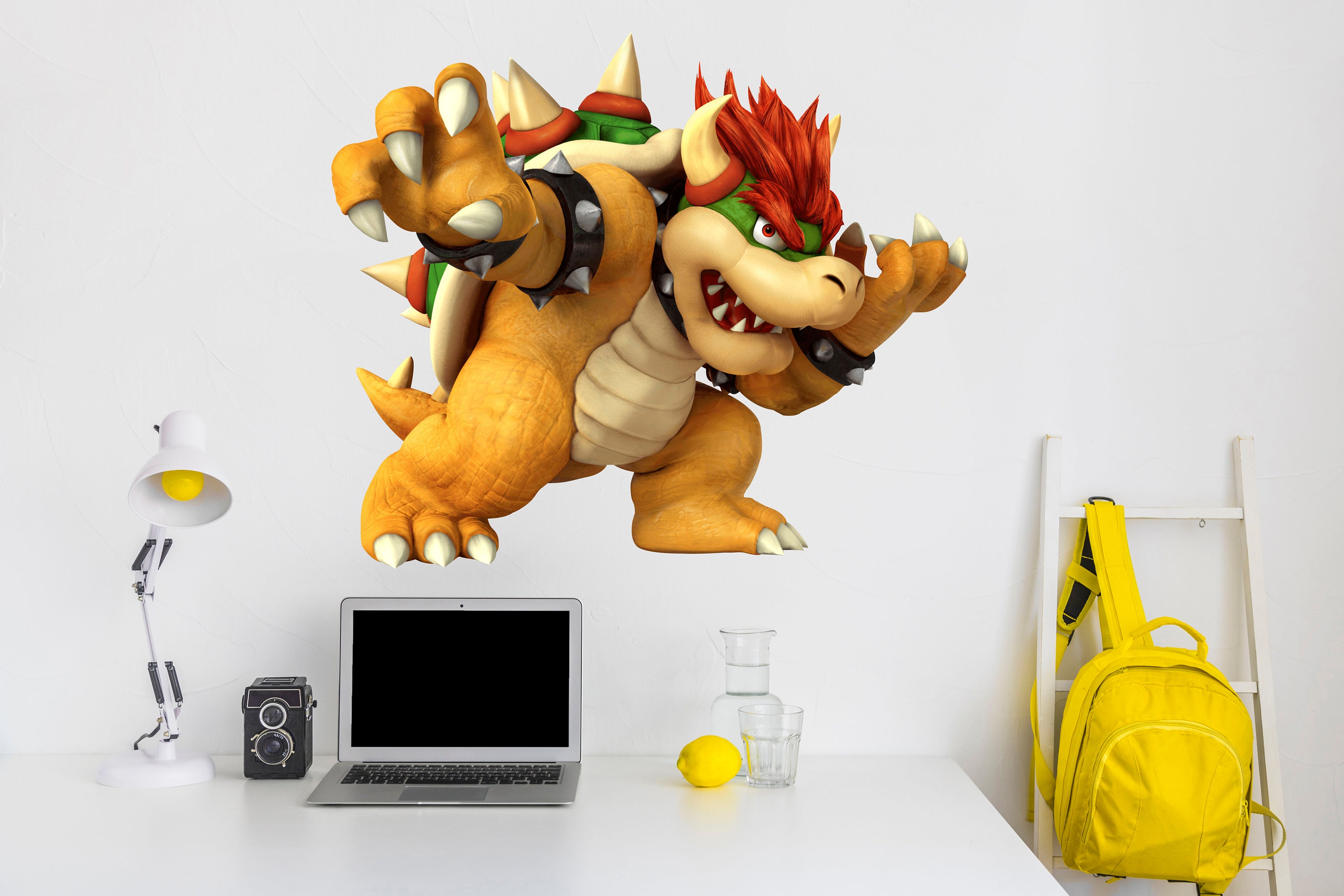 Super Smash Bowser Mario Bros Craft Wall Decal Wall Mural Etsy