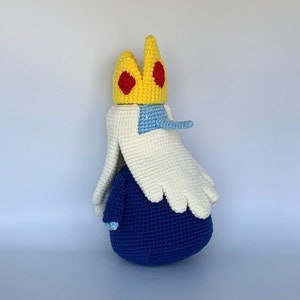 Crochet Pattern Ice King inspired plushy
