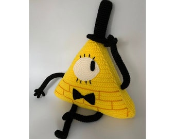 Crochet Pattern Bill Cipher inspired plushy