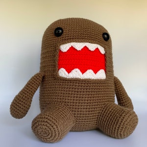 Crochet Pattern Domo Kun inspired plushy image 2