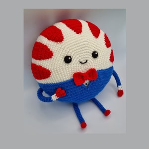 Crochet Pattern Peppermint butler inspired plushy