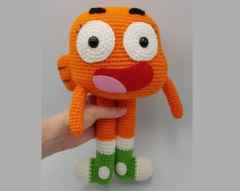 Crochet Darwin Watterson Peluche Crochet Pattern Darwin Inspired