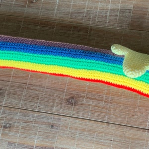 Crochet Pattern Lady Rainicorn inspired plushy image 8