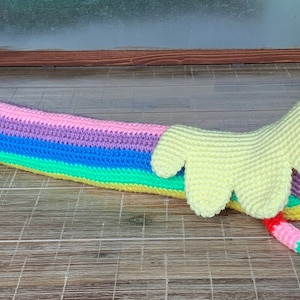 Crochet Pattern Lady Rainicorn inspired plushy image 5