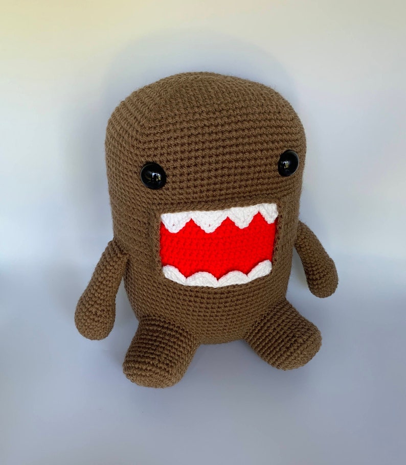 Crochet Pattern Domo Kun inspired plushy image 6