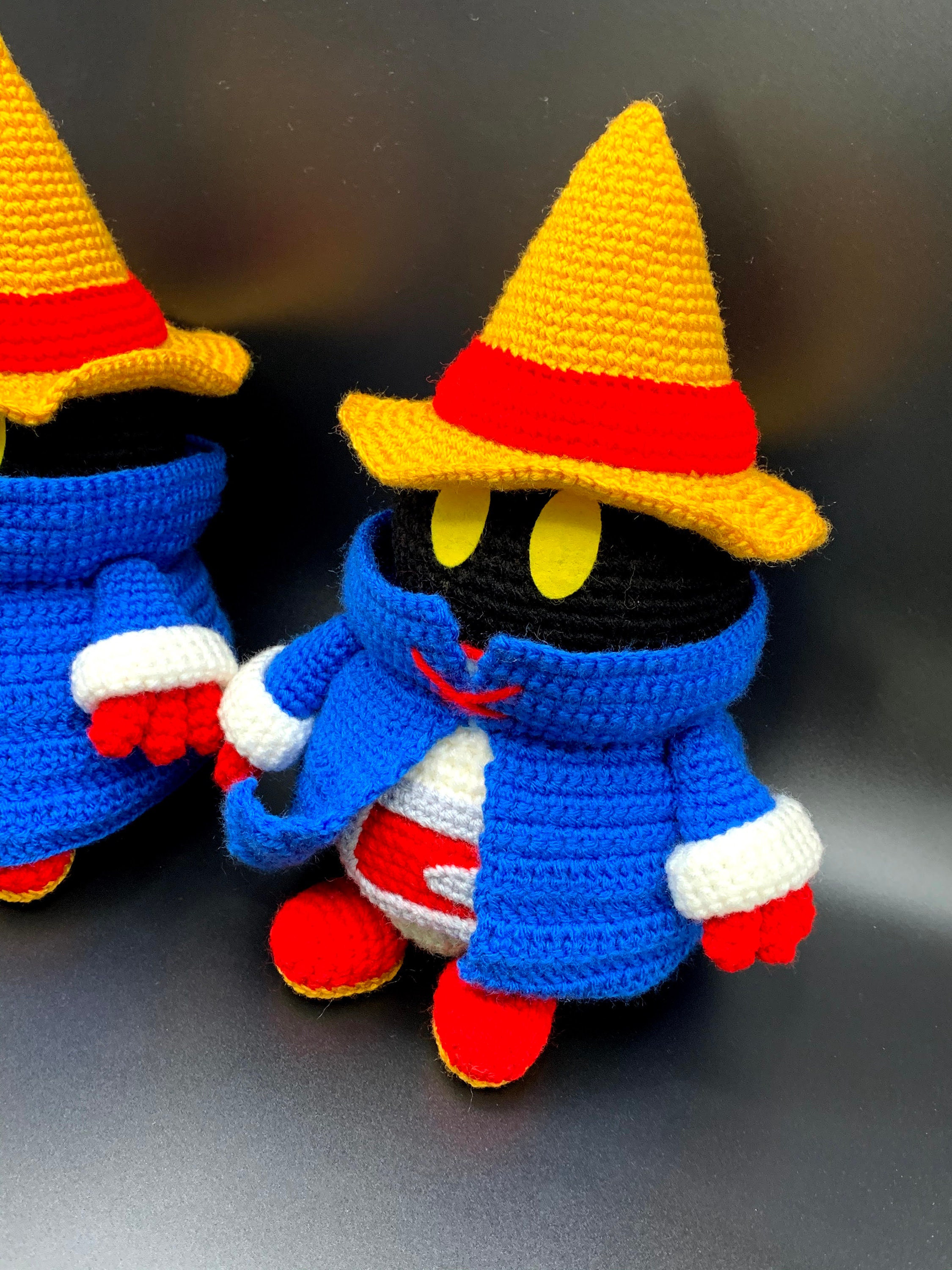 かぎ針編みのパターン 黒魔道士ビビ風ファイナルファンタジー