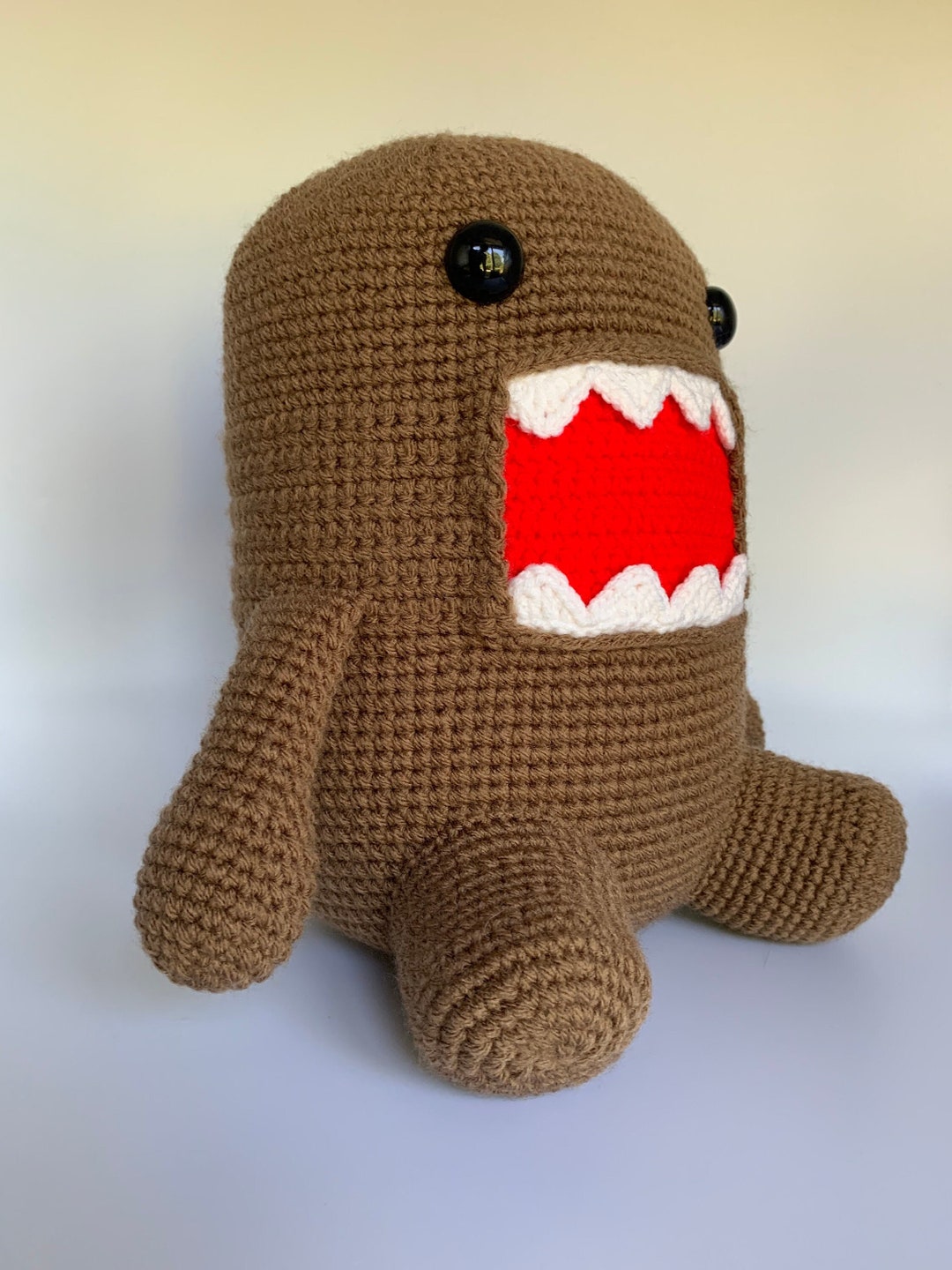 Crochet Pattern Domo Kun Inspired Plushy Etsy