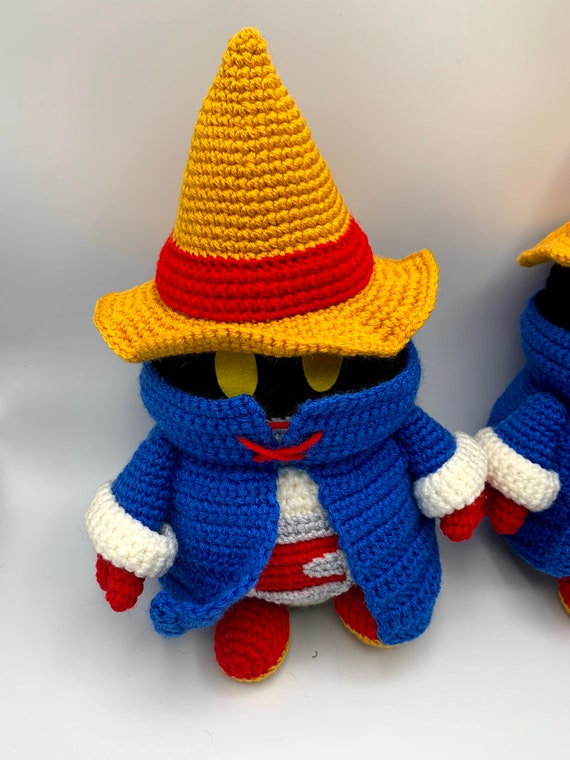 かぎ針編みパターン黒魔道士ビビ風ファイナルファンタジー