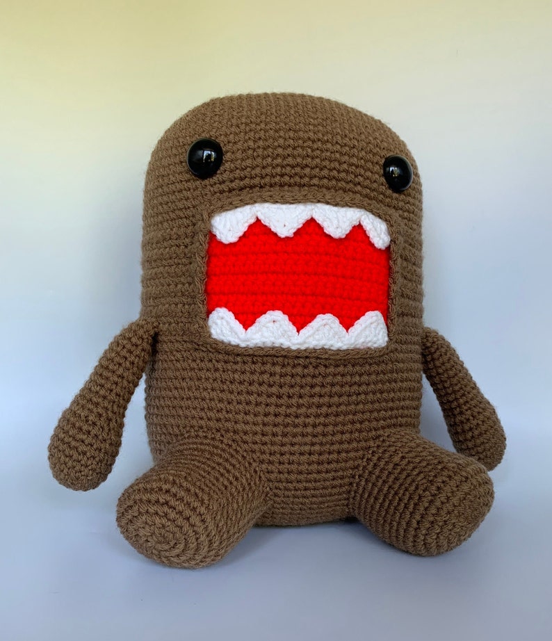 Crochet Pattern Domo Kun inspired plushy image 5