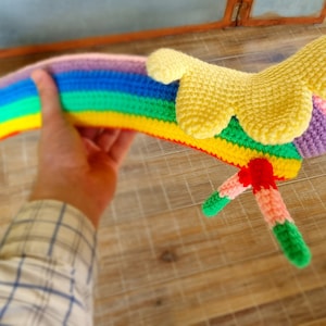 Crochet Pattern Lady Rainicorn inspired plushy image 3