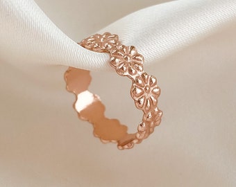 Rose Gold Zehenring, verstellbarer Zehenring, Rosegold Zehenring, Sterling Silber, Rosegold Vermeil, Zehenringe, zierlicher Zehenring