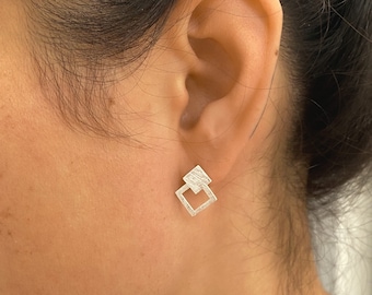 Sterling Silver Earrings | Small Silver Stud Earrings | Dainty Earrings | Minimalist Earrings | Girlfriend Gift | Sterling Silver Jewellery