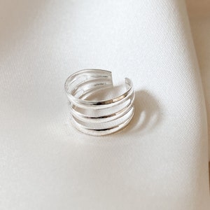 Sterling Silver Toe Ring , Adjustable Toe Ring , Silver Toe Ring , Sterling Silver , Toe Rings , Dainty Toe Ring , Silver Midi Ring image 5