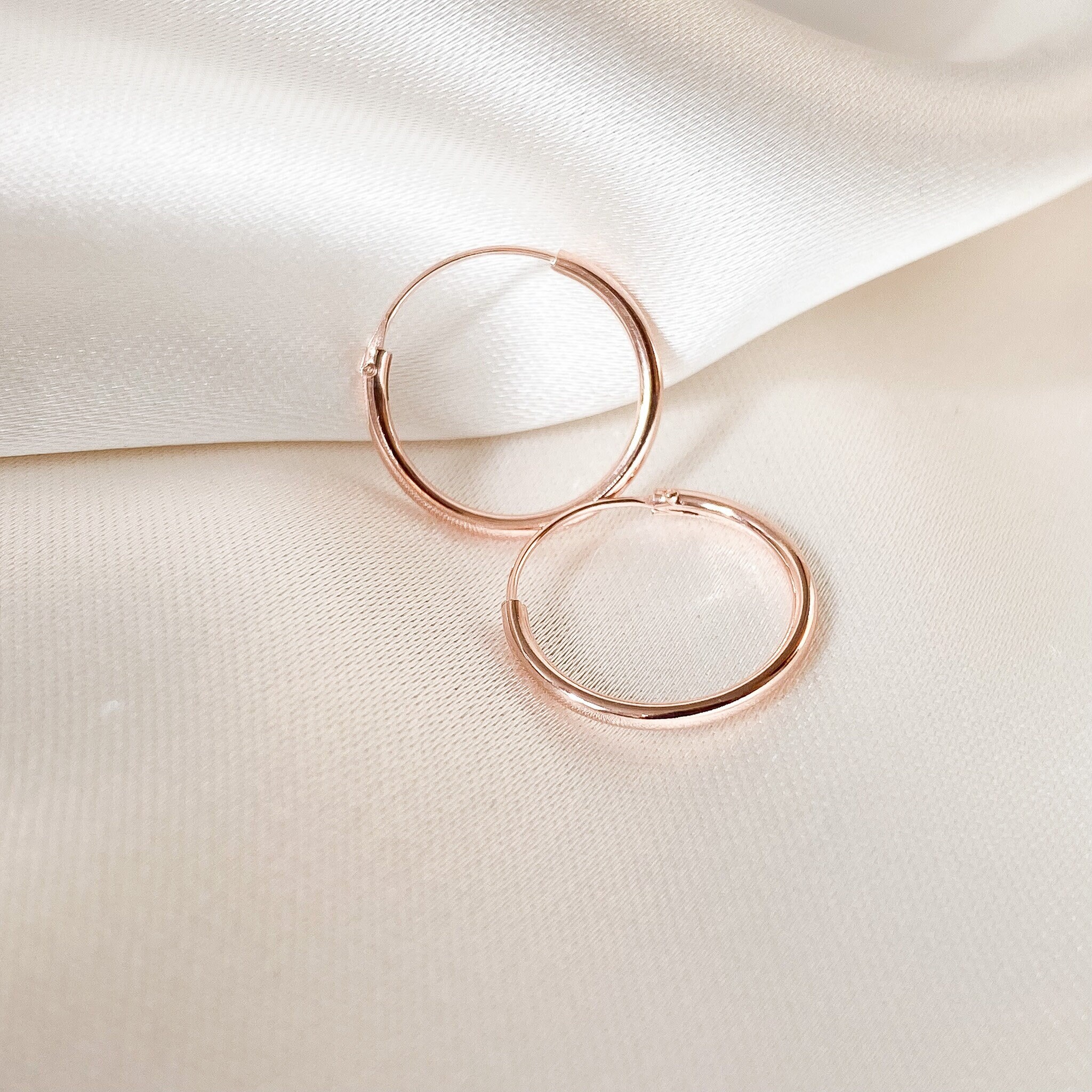 Hoops rose gold shop