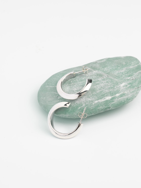 SILVER925 SIMPLE HOOP EARRINGS /シルバー/ピアス Amazon.com: 925 Sterling Silver Small Silver Hoop Earrings