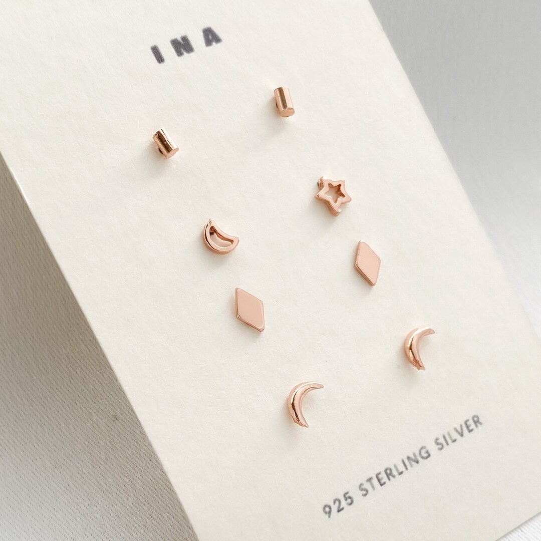 Stellar Rose gold short necklace only 64041 matching earrings sold separately