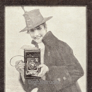 Antique Goerz Camera Advertisement - 1922 German Ad - DIGITAL DOWNLOAD